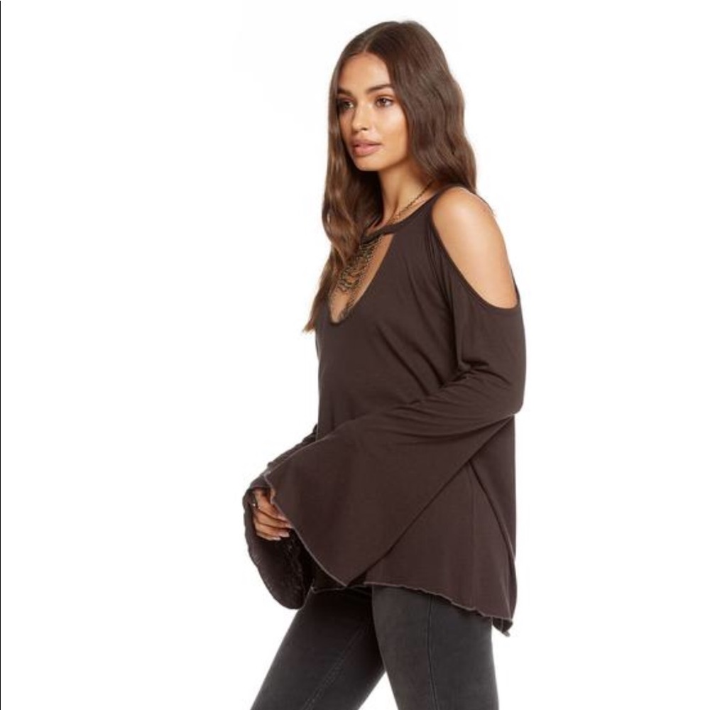 Chaser Cold Shoulder top - Picture 4 of 8